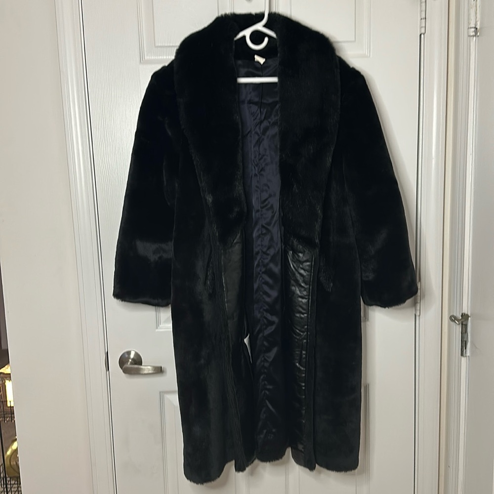 G.Caseratti Originals  Full Length Faux Fur Coat